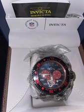 Invicta NFL  Houston Texans Stainless Steel Watch  Serial #30267