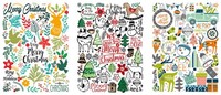 Rayher Rub On Transferfolie X-Mas MotivgrößE 0.3 Bis 7.6 Cm Weihnachten Deko