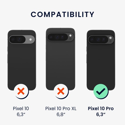 Coque finition mate pour Google Pixel 10 Pro avec protection caméra - Photo 2/8