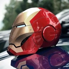1:1 Iron Man MK5 Jarvis Deformable Voice Control Wearable Helmet Electroplated