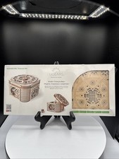 UGEARS Treasure Box 70031 Wooden Mechanical 3D Puzzle 190 Pc New Sealed