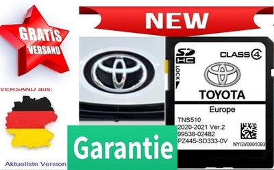 Navi SD-Karte für TOYOTA TNS 510 V2   NAVIGATION SD-Karte EUROPA NEUESTE VERS.