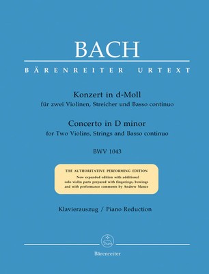 Violin Concerto In D Minor BWV 1043 | Johann Sebastian Bach | Klavierauszug