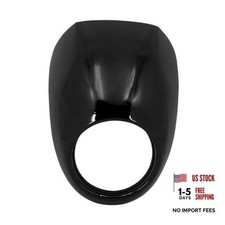 Headlight Fairing Cover Gloss Black Front Cowl Fork Mount Headlamp Mask Visor