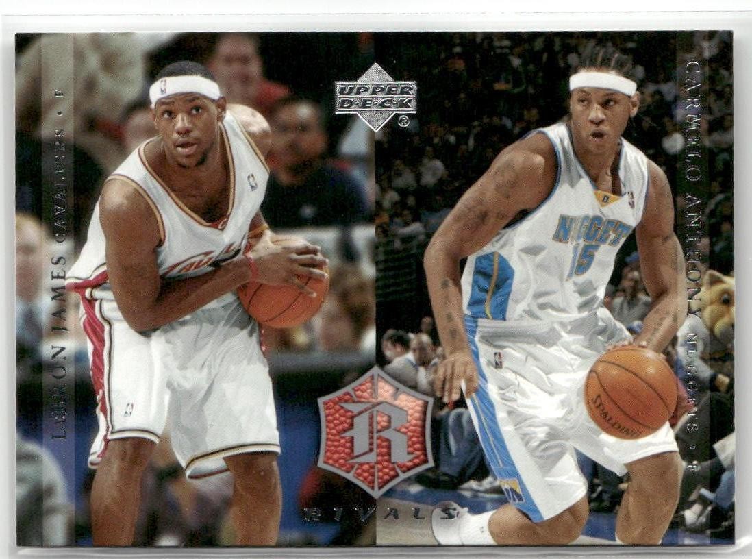 2004-05 Upper Deck Rivals Box Set #29 LeBron James / Carmelo Anthony