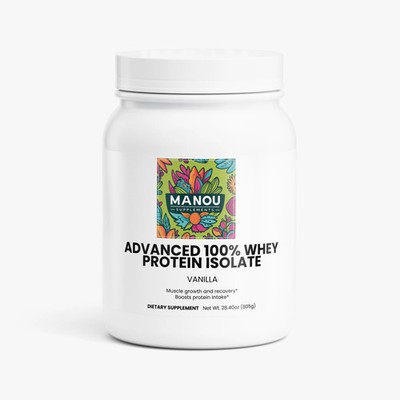 ''Advanced 100% Whey Protein Isolate   22g Vanilla, MCT Oil, Apple Pectin (Diges