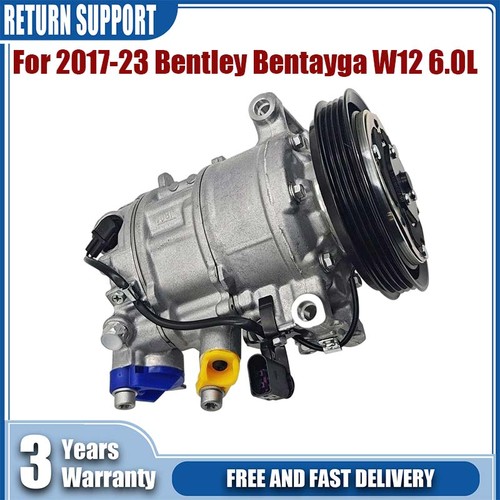 Bentley Bentayga Speed 2017-2023 Compressor with bracket P/N 4M0816803N Photo - $155