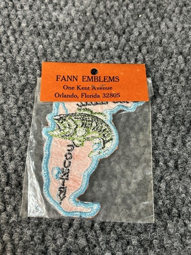 Vintage Fan Patches Florida Country Fish Fishing Sealed Olando FL Fann Emblems - Picture 3 of 7