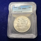 1880/9 S Morgan Silver Dollar ICG MS 64 VAM Overdate