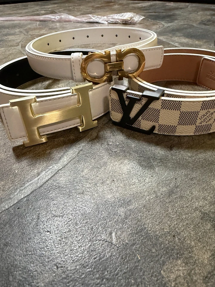 Paquete de Cinturón Salvatore Ferragamo, 9 Cinturones de Diseñador Talla Pequeña - ¡Oferta de Navidad! Foto 4 de 4