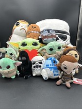 Star Wars Plush Lot Over 5 Pounds of Stuffed Animals Yoda Stormtrooper Disney