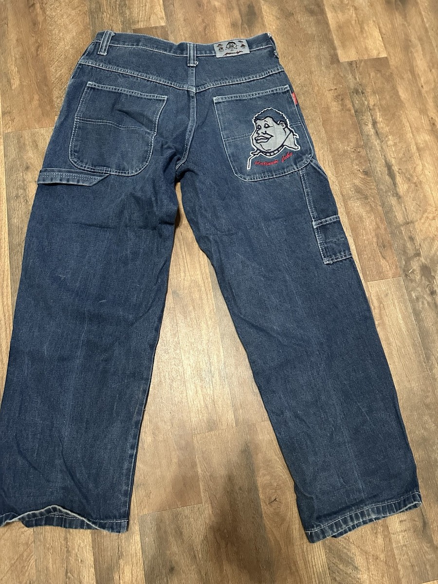 パンツ 00s platinum fubu Fat Albert buggy denim Vintage Platinum Fubu boys jeans Fat Albert & Junk Yard Gang