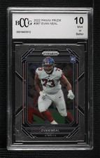 2022 Panini Prizm Rookies Evan Neal #367 BCCG 10 Mint or Better s5j