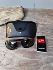 Ray-Ban Olympian I RB2319 901/31 Sunglasses Black Gold Green 62-19 Italy