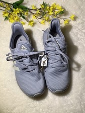 adidas Cloudfoam Pure SPW Halo Silver Grey Women's Comfort Mesh Running Sneakers