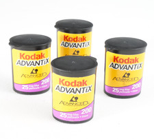- NOS Kodak Advantix Film 4 Rolls 200 ISO 25 Exp Unexposed No Box Expired
