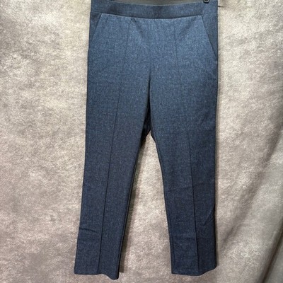 Jude Connally Tobi Jude Denim Slim Straight Leg Cropped Pants Size S Navy Blue