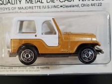 Vintage Majorette 268 Jeep Cj5 Gold White Top Golden Eagle Tampo France Vintage Majorette 268 Jeep Cj5 Gold White Top Golden Eagle Tampo France