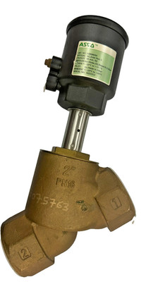 ASCO E290A024 2/2 NC Air Operated  Bronze Pneumatic Angle Seat Piston Valve G2''