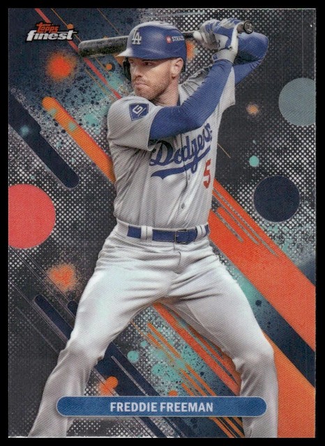 Freddie Freeman 2025 Finest #69 Los Angeles Dodgers