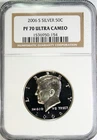 2006-S Silver Proof Kennedy Half Dollar NGC PF 70 Ultra Cameo #GA6-54