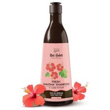 Nat Habit Hibiscus Navdha Shampoo 250ml Sulfate Free for Hair Growth Care