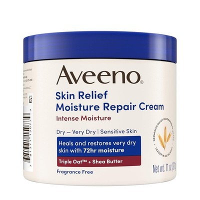 Aveeno Skin Relief Intense Moisture Repair Body Cream with Triple Oat & 11 oz
