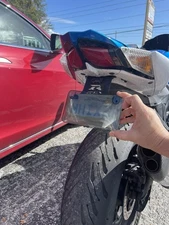 NEW 2026 TINTED Motorcycle Plate Cover Worlds best selling anti-camera cover 