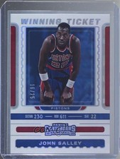2019-20 Panini Contenders Winning Ticket Cracked Ice /25 John Salley #25