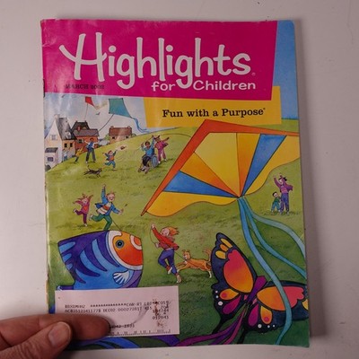 Highlights for Children Magazine March 2002 605 Kids Educational Fun Games