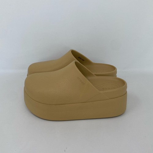 Crocs Dylan Platform Clog Mule Wheat Women’s 6