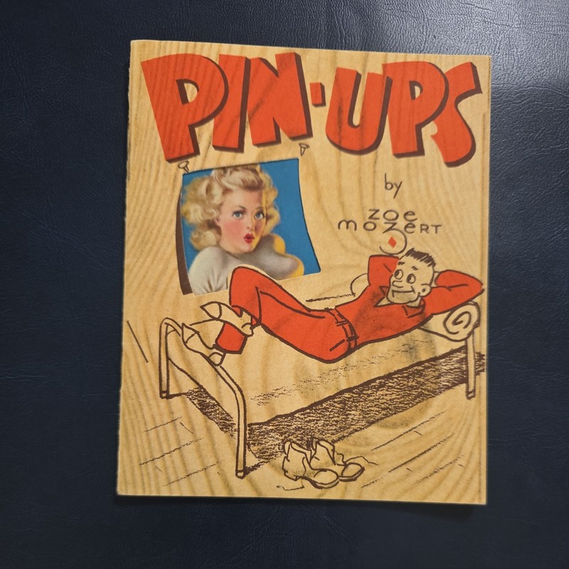 Rare Vintage Zoe Mozert Pin-Ups, World War II, 12 Page Cut-Out Collection