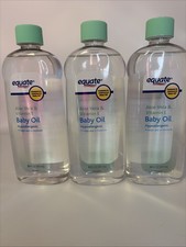 3 Pack Equate Baby Oil with Aloe Vera  Vitamin E , 20 fl oz