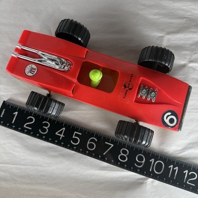 1970 HAWK Model Co. 2 Sided Race Car Model Toy Rare Large Hot Rod Spin Driver