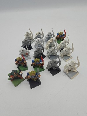 Wood Elf Archer Lot of 18 Warhammer WFB Games Workshop GW, OOP Plastic Old World