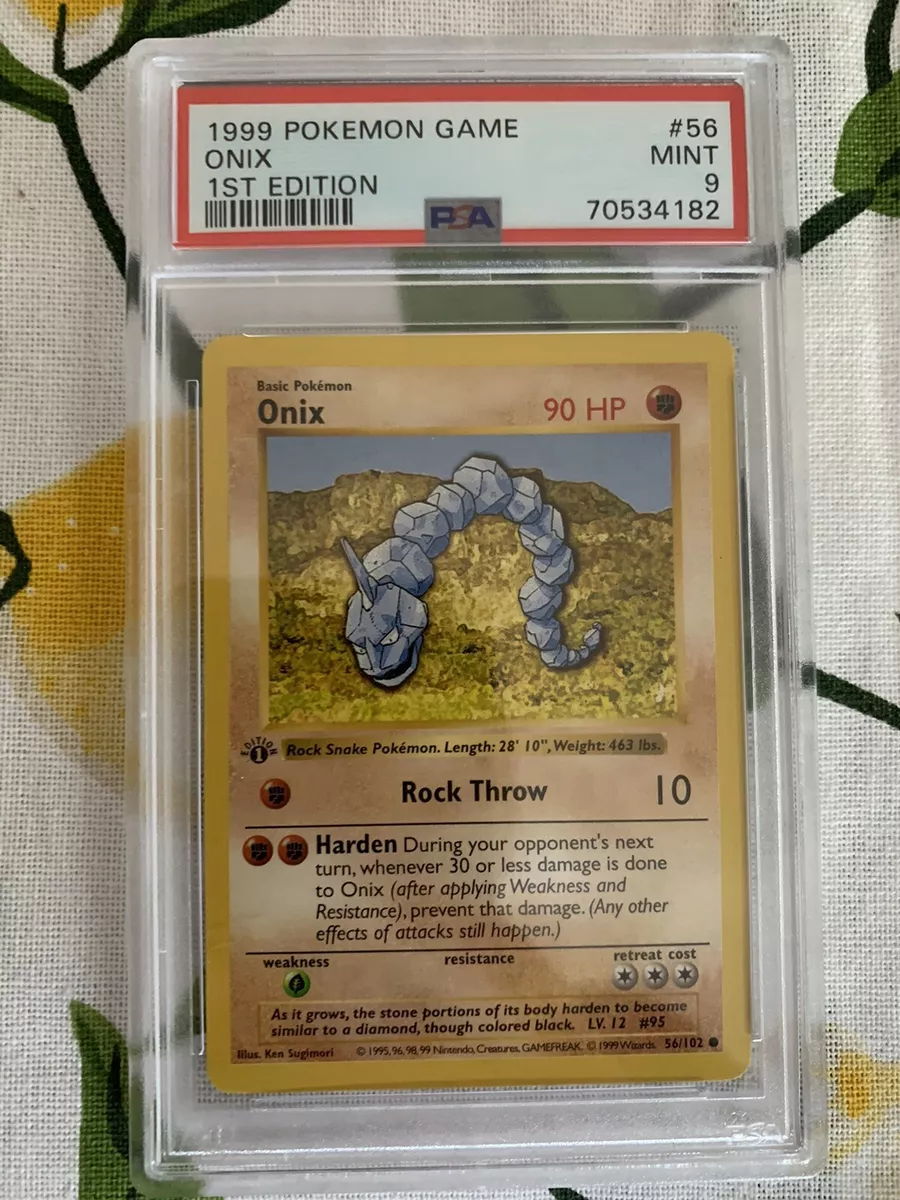 Onix - Base Set (Shadowless) - Pokemon