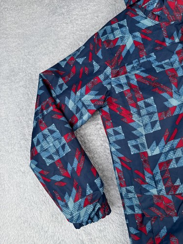 Columbia Jacket Boys Extra Large Blue Red Southwest Pattern Full Zip Insulation - Picture 3 of 16