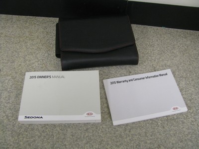2015 15 KIA SEDONA OWNER'S MANUAL SET BOOK -FREE SHIPPING - OM147 | eBay
