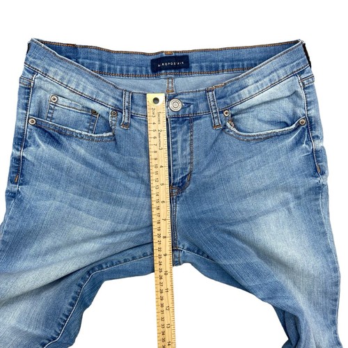 Aeropostale Women's High Waisted Stretchy Skinny Jegging Size 12 Light Blue Wash - Picture 6 of 7
