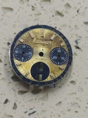 Original Citizen 8110 Bullhead Parts GOLD DIAL Citizen 901026 Used