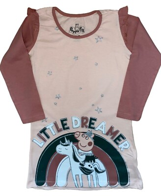new girls Peppa pig long sleeved upto