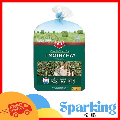 Picture of Fresh 6 Pound Timothy Hay - Ideal for Guinea Pigs, Rabbits & Other ...
