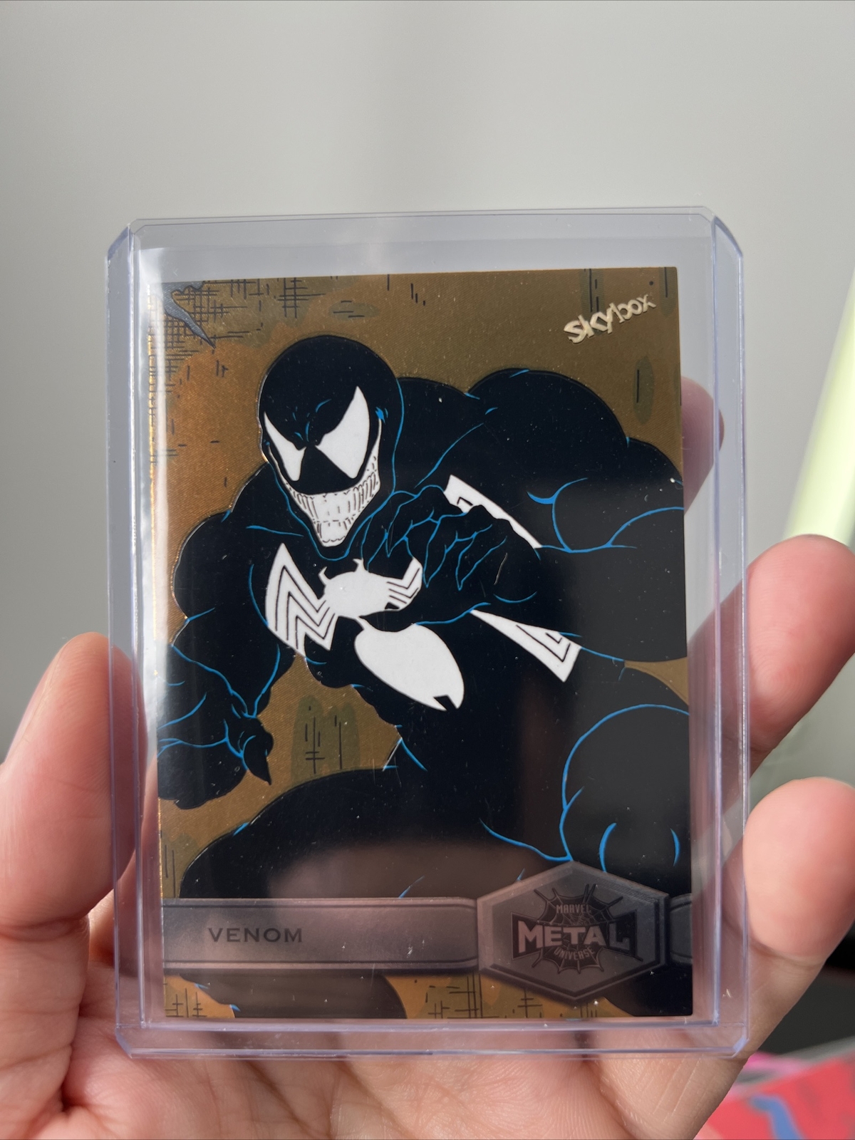 2021 Marvel Metal Universe Spider-Man Venom High Series Light FX Gold #193 M843