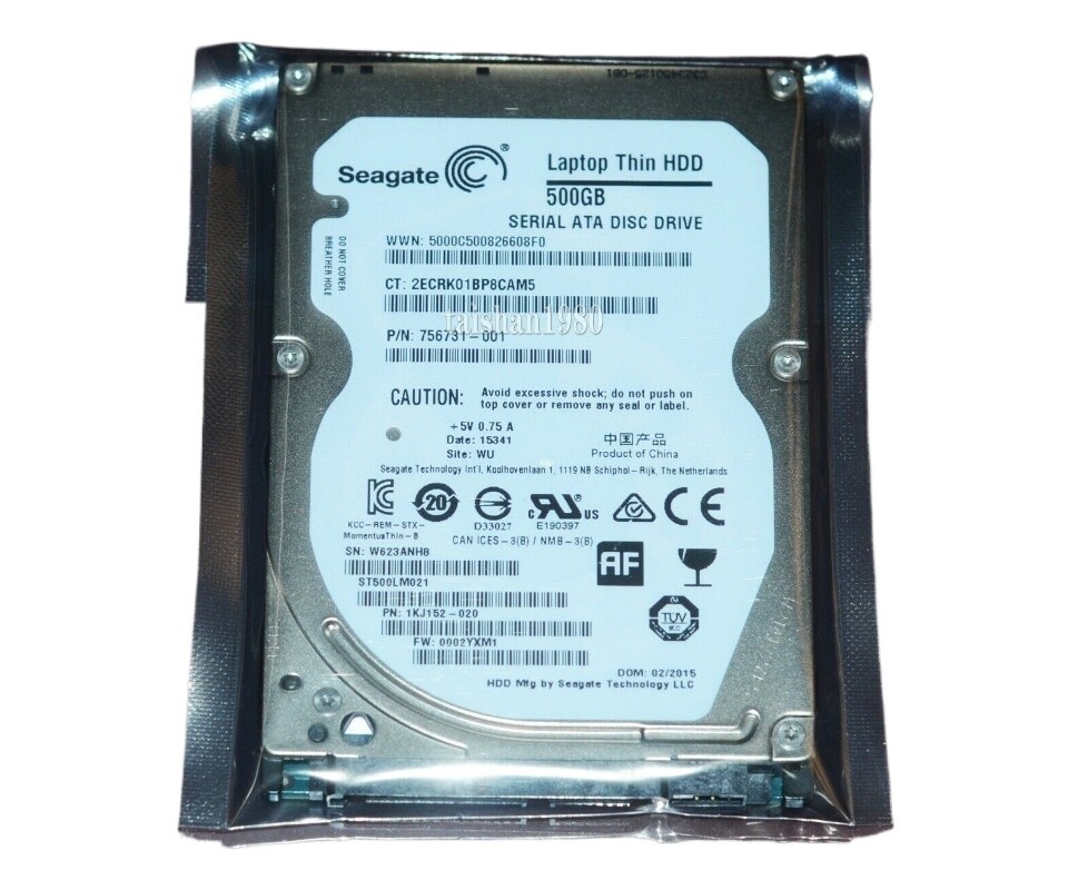 Seagate 500GB 7200RPM ST500LM021 6.0Gb/s 2.5