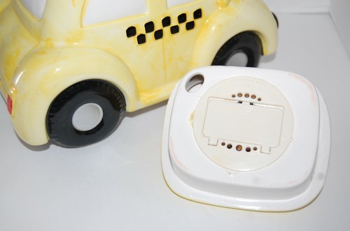 Taxi - Cab Cookie Jar with Sound RARE Earthenware AMC New Vintage - Picture 6 of 9