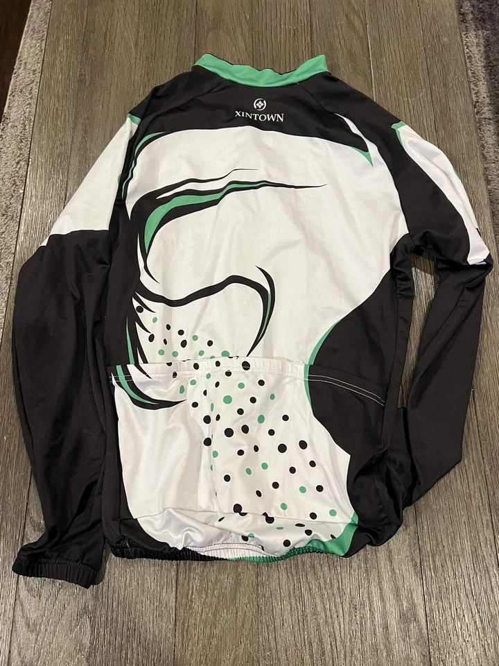 Kit de ciclismo Xintown para hombre mallas pantalones y camiseta térmica de manga larga mediana Foto 2 de 3