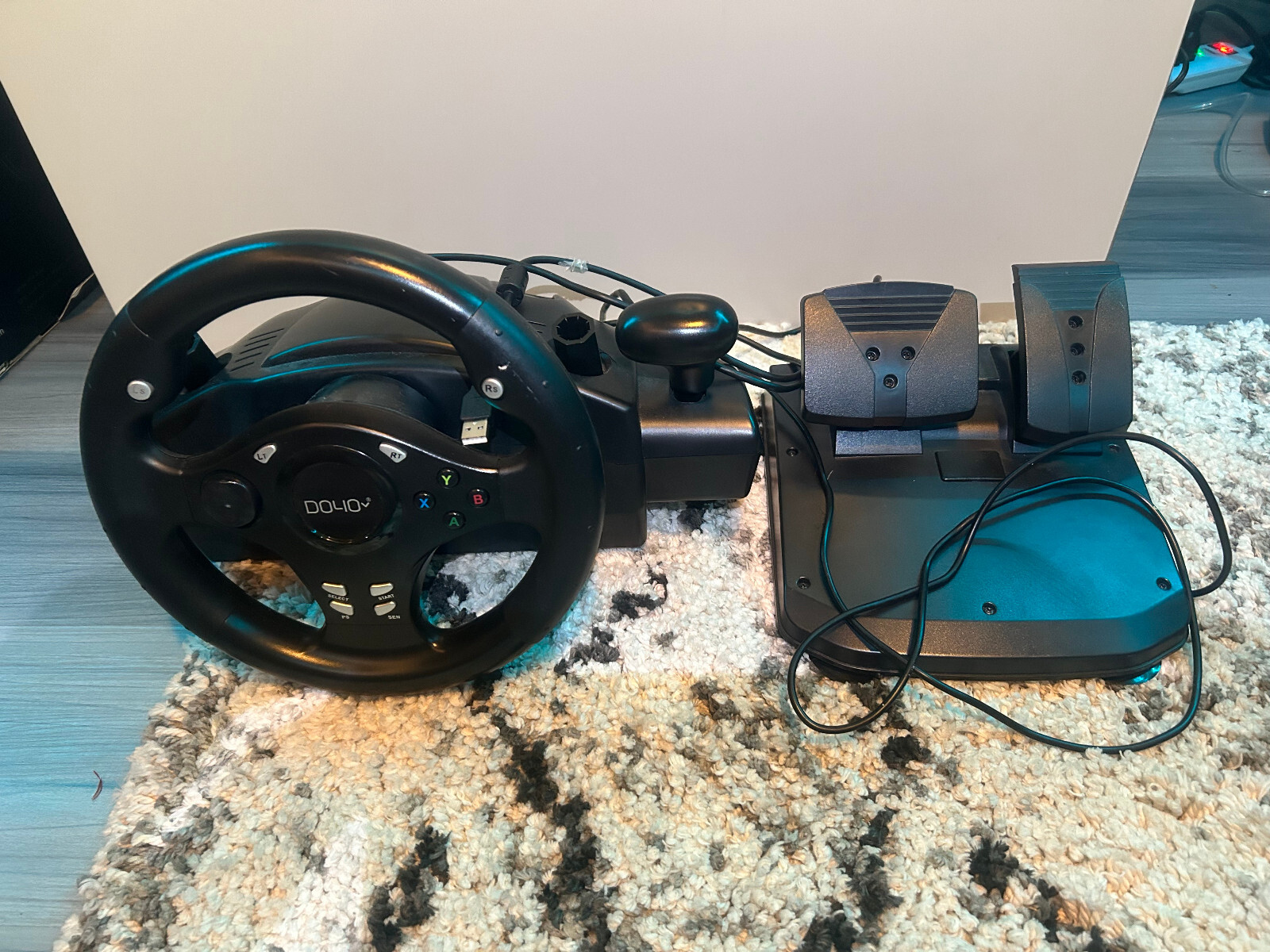 DOYO Gaming Steering Wheel with Pedals for PC/PS4/PS5/Xbox One/Series X