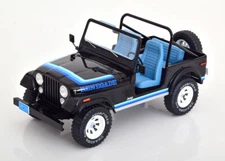 JEEP CJ-7 RENEGADE 1976 BLACK MCG 18281 1/18 1:18 MODEL CAR GROUP MCG18281