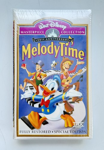Melody Time - 50th Anniversary Special Edition - 1998 VHS Tape - V. G. Condition