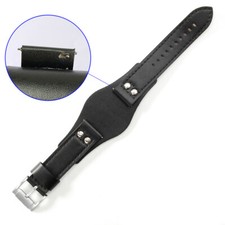 22mm Echtleder Uhrenarmband für Fossil CH2564 CH2565 Uhr Stahlschließe DEU